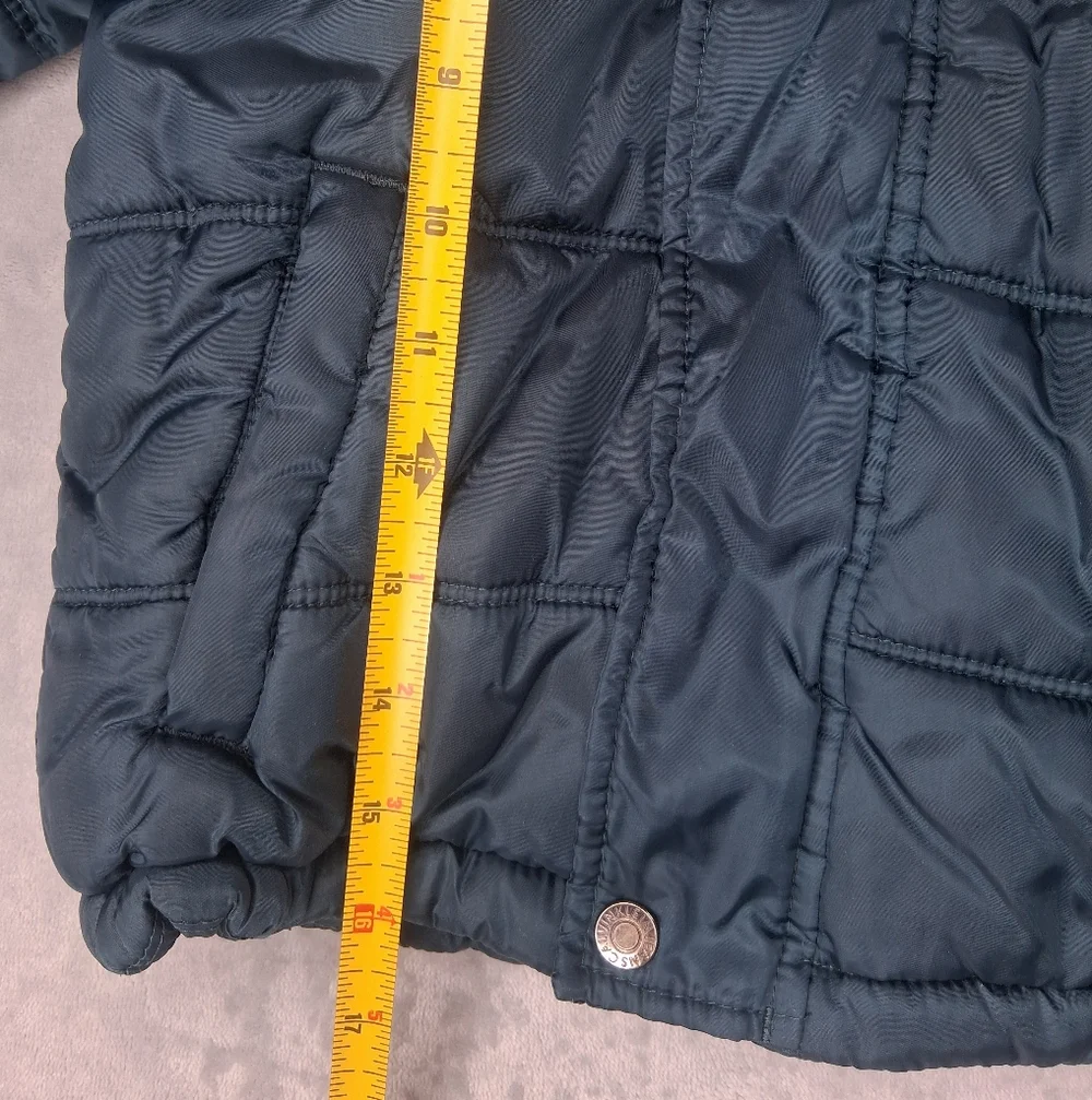 Calvin Klein Puffer Hooded Jacket Toddler Boys  Dark Green Outdoor Winter Coat 4
